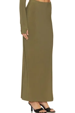 Women Norma Kamali Matching Sets>Side Slit Long Skirt