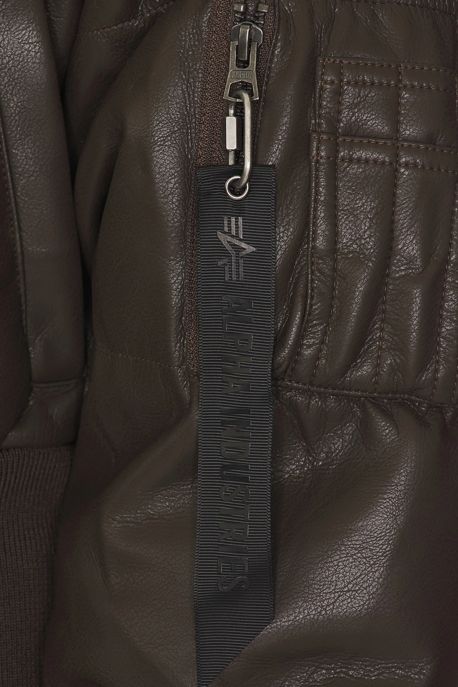 Women ALPHA INDUSTRIES Jackets & Coats>Sierra Faux Leather Short Puffer