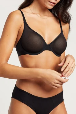 Women Negative Underwear Lingerie & Sleepwear>Sieve Demi Bra