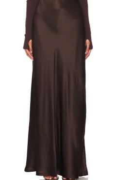 Women Enza Costa Matching Sets>Silk Full Length Skirt