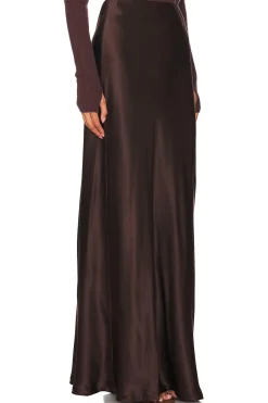 Women Enza Costa Matching Sets>Silk Full Length Skirt