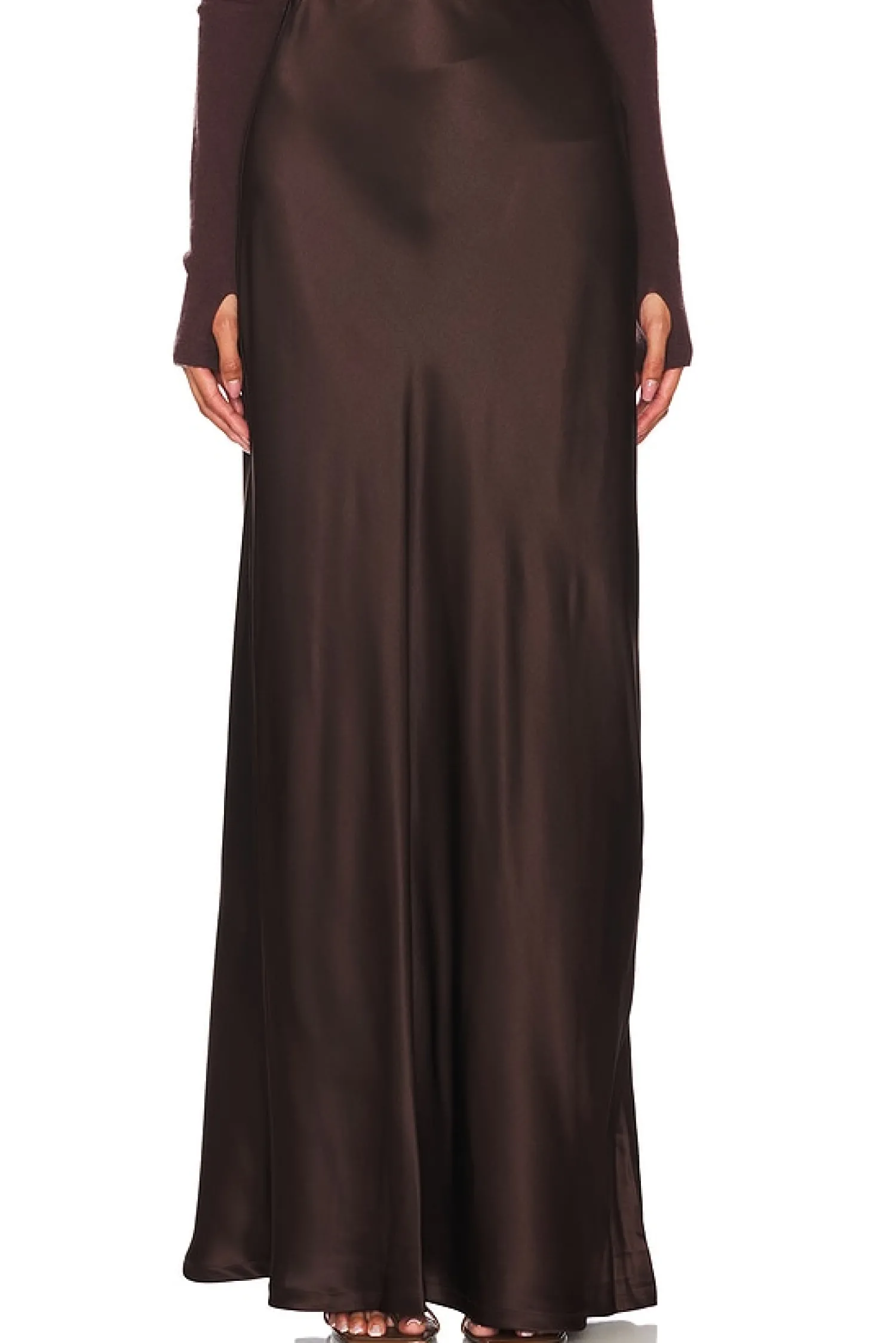 Women Enza Costa Matching Sets>Silk Full Length Skirt