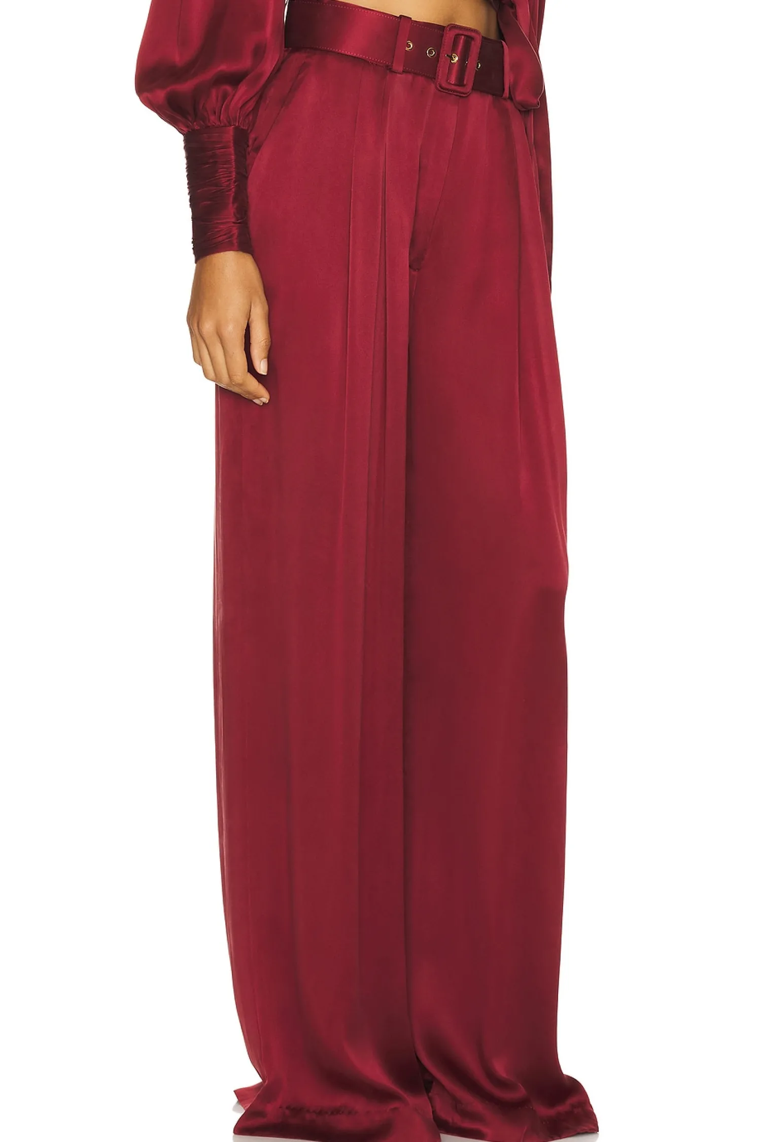 Women Zimmermann Matching Sets>Silk Tuck Pant