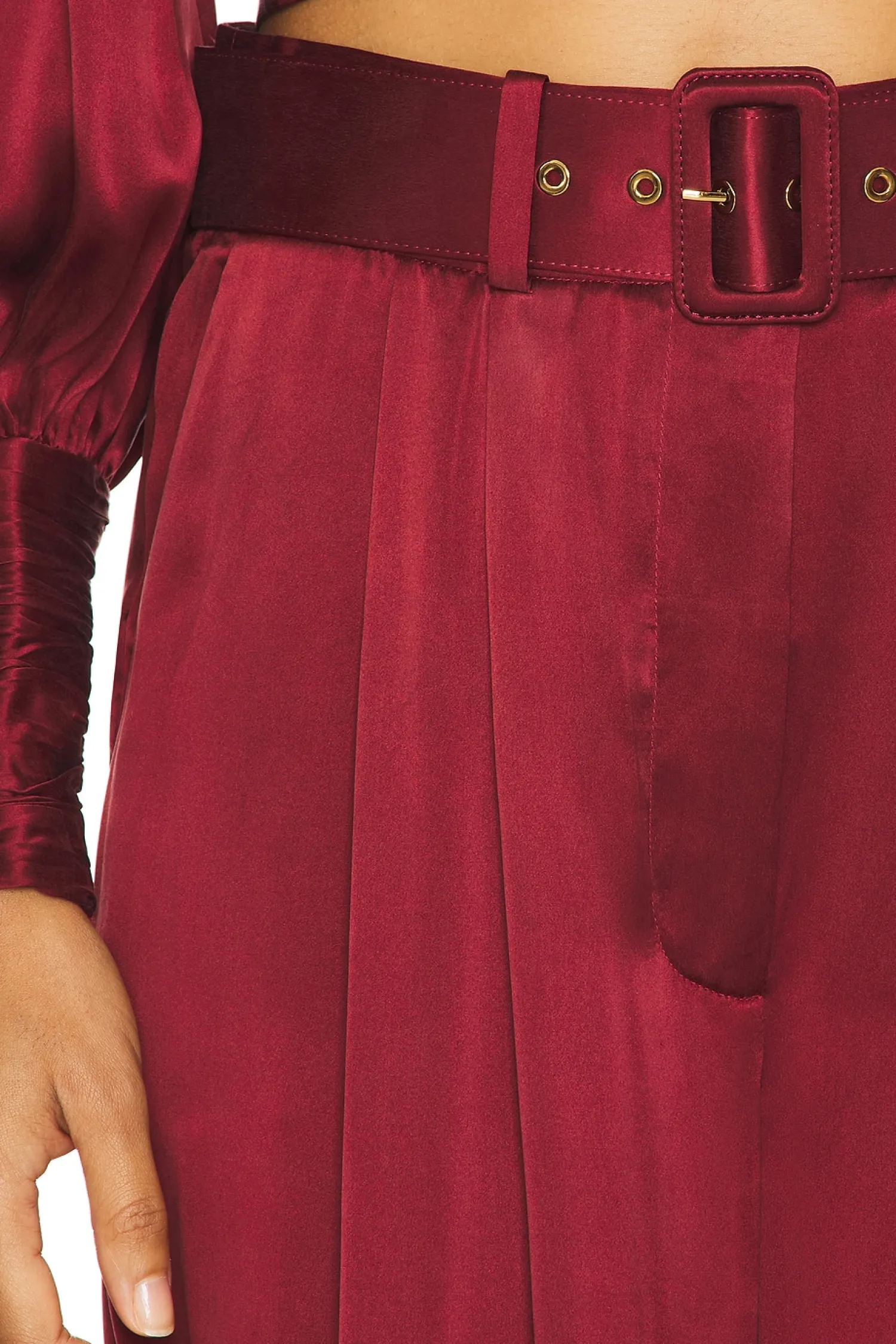 Women Zimmermann Matching Sets>Silk Tuck Pant