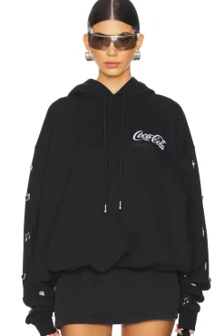 Women PRIVATE POLICY Loungewear>Silver Charm Sleeves Hoodie
