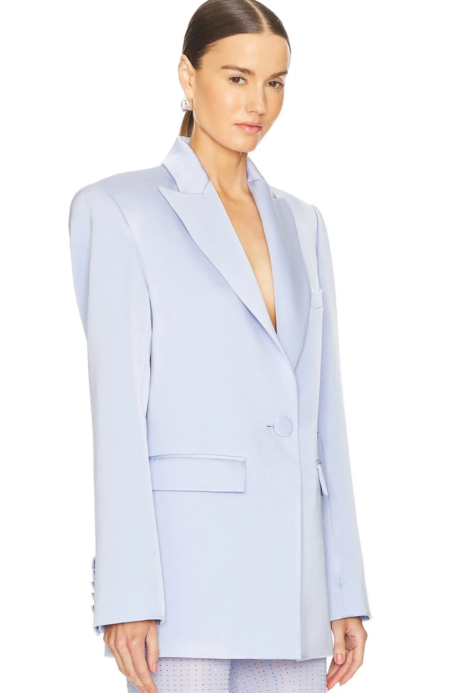 Women Alex Perry Jackets & Coats>Single Breasted Oversized Blazer