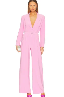 Women Norma Kamali Jumpsuits>Single Breasted Straight Leg Jumpsuit
