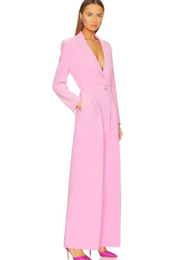Women Norma Kamali Jumpsuits>Single Breasted Straight Leg Jumpsuit