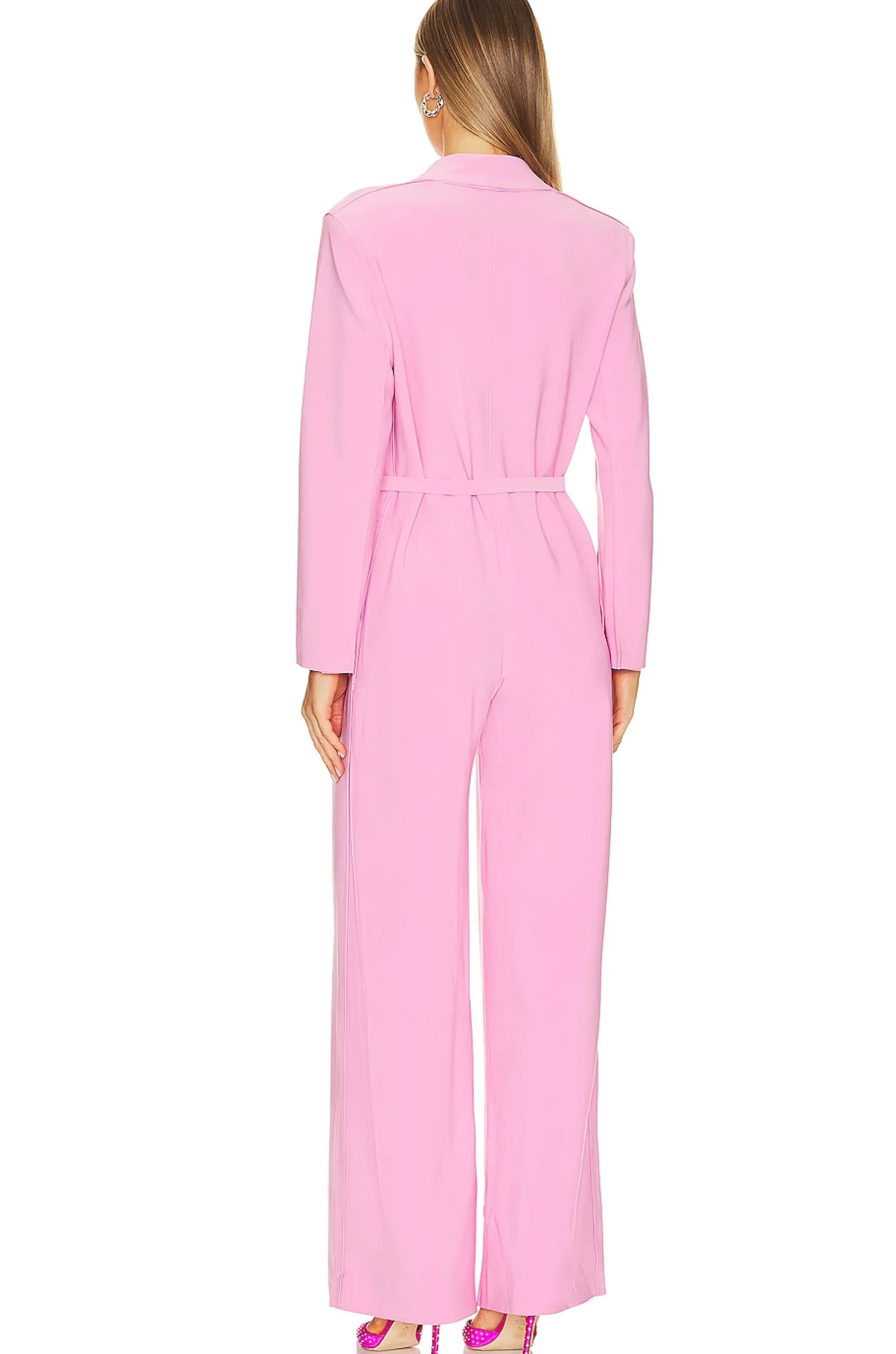 Women Norma Kamali Jumpsuits>Single Breasted Straight Leg Jumpsuit
