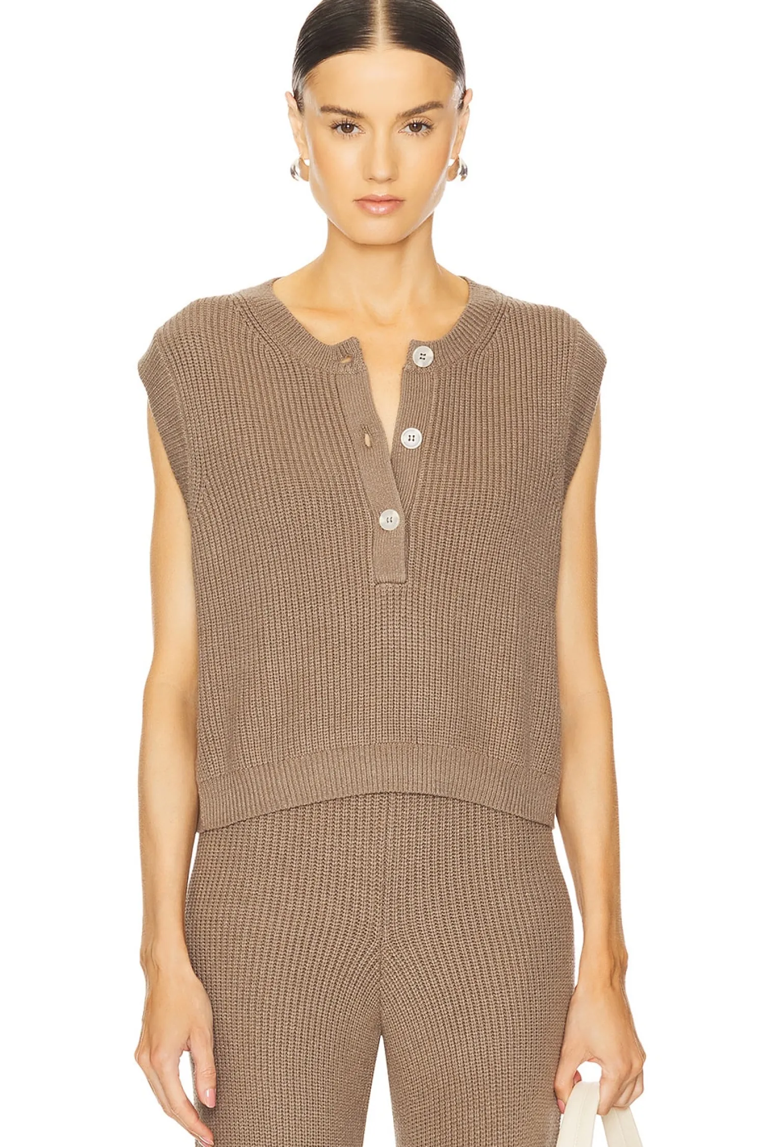 Women Stitches & Stripes Matching Sets>Slater Henley Vest