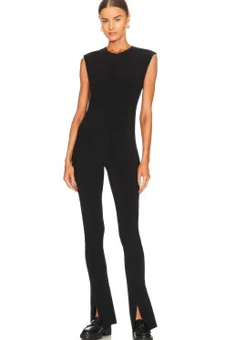 Women Norma Kamali Jumpsuits>Sleeveless Spat Legging Catsuit
