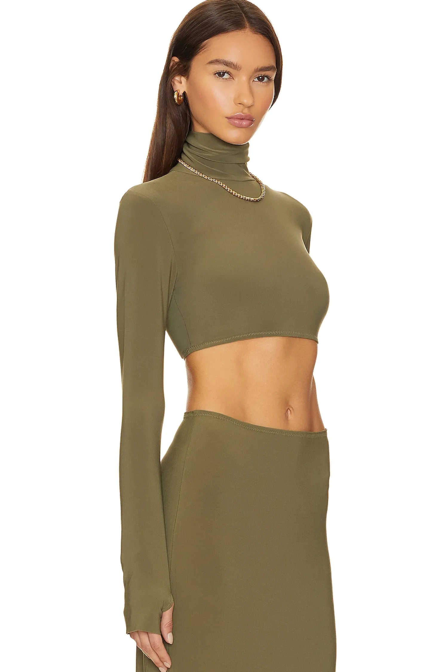 Women Norma Kamali Matching Sets>Slim Fit Turtle Top