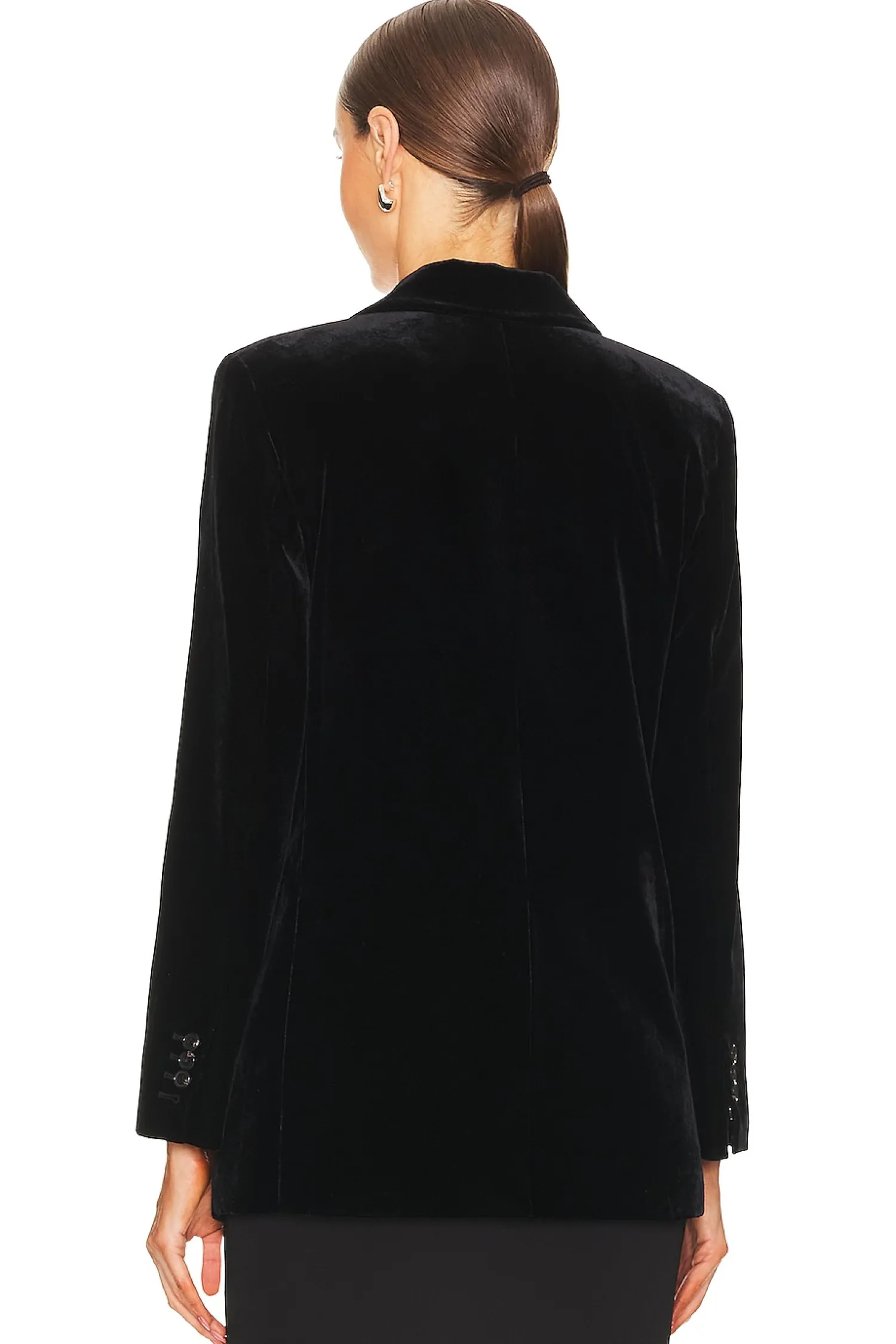 Women Theory Jackets & Coats>Slim Tailored Velvet Jacket
