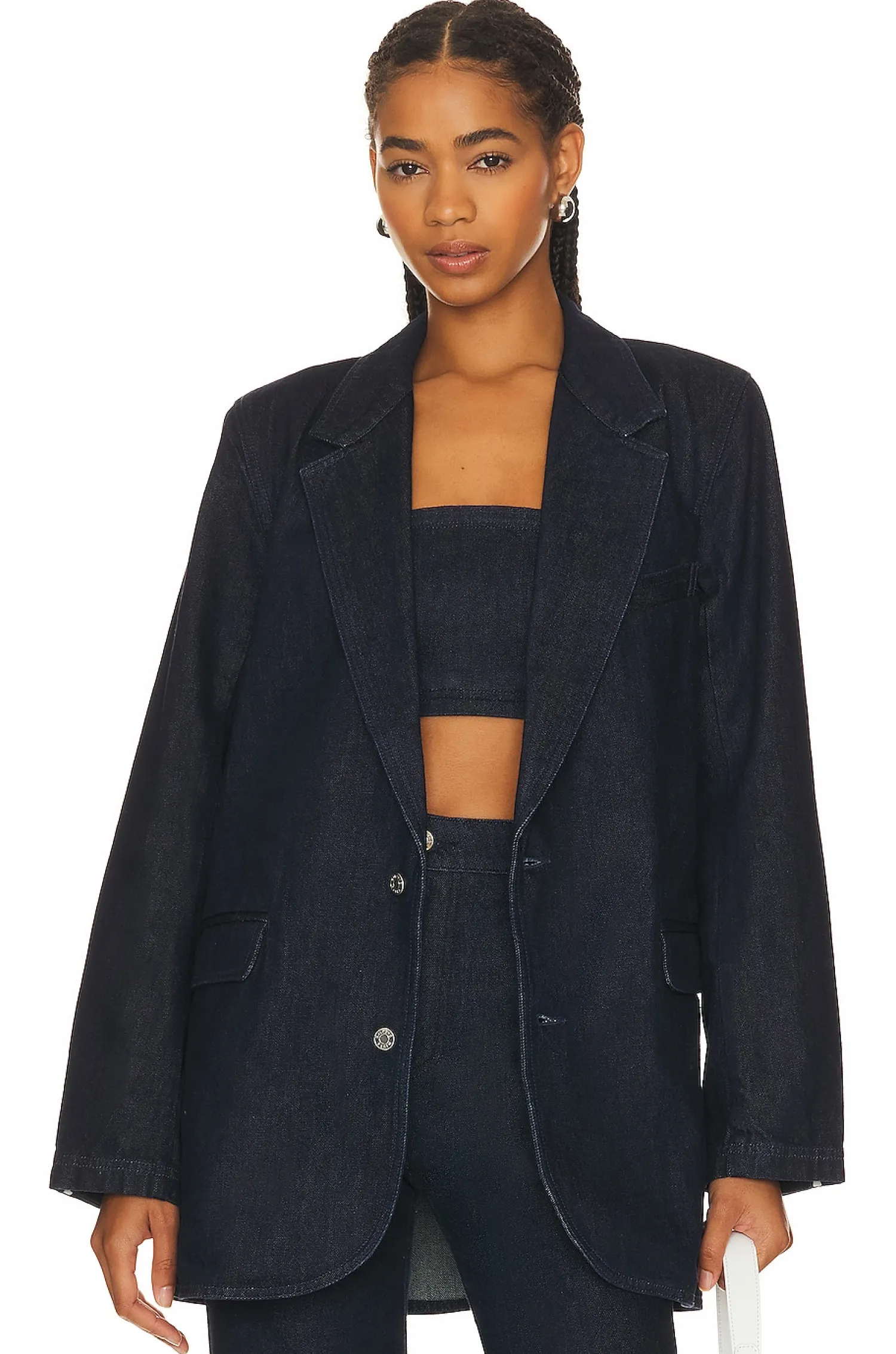 Women GRLFRND Jackets & Coats>Sloane Denim Blazer