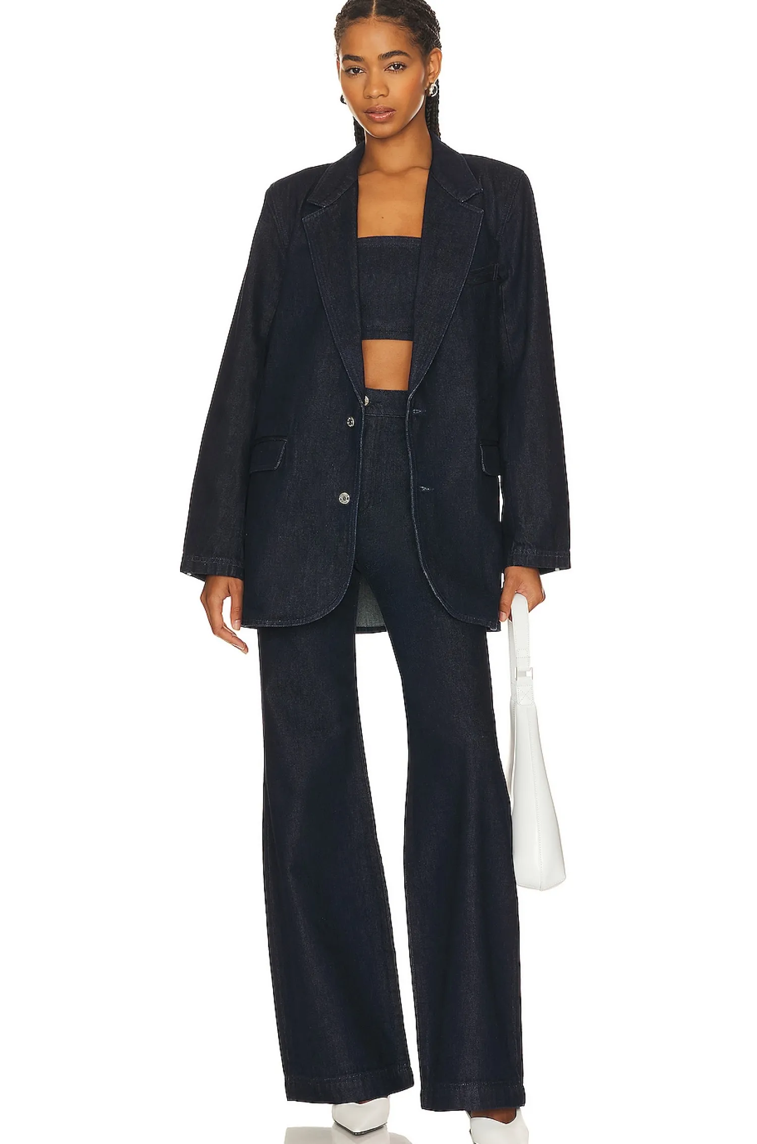 Women GRLFRND Jackets & Coats>Sloane Denim Blazer
