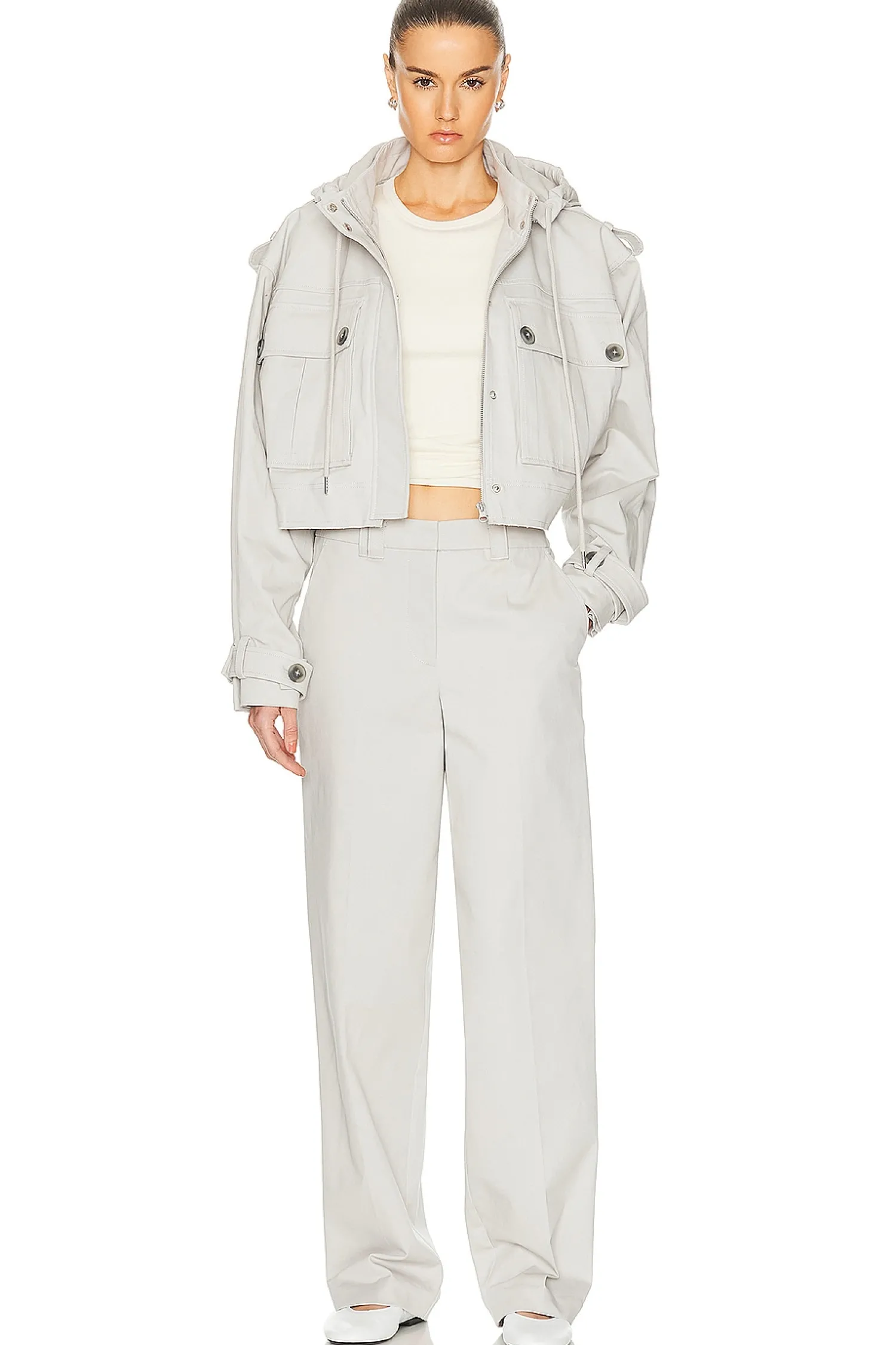 Women GRLFRND Pants>Slouchy Chino Pant