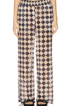 Women WeWoreWhat Pants|Loungewear>Smocked Pants