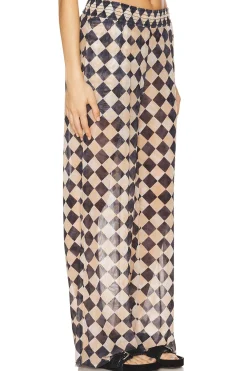 Women WeWoreWhat Pants|Loungewear>Smocked Pants
