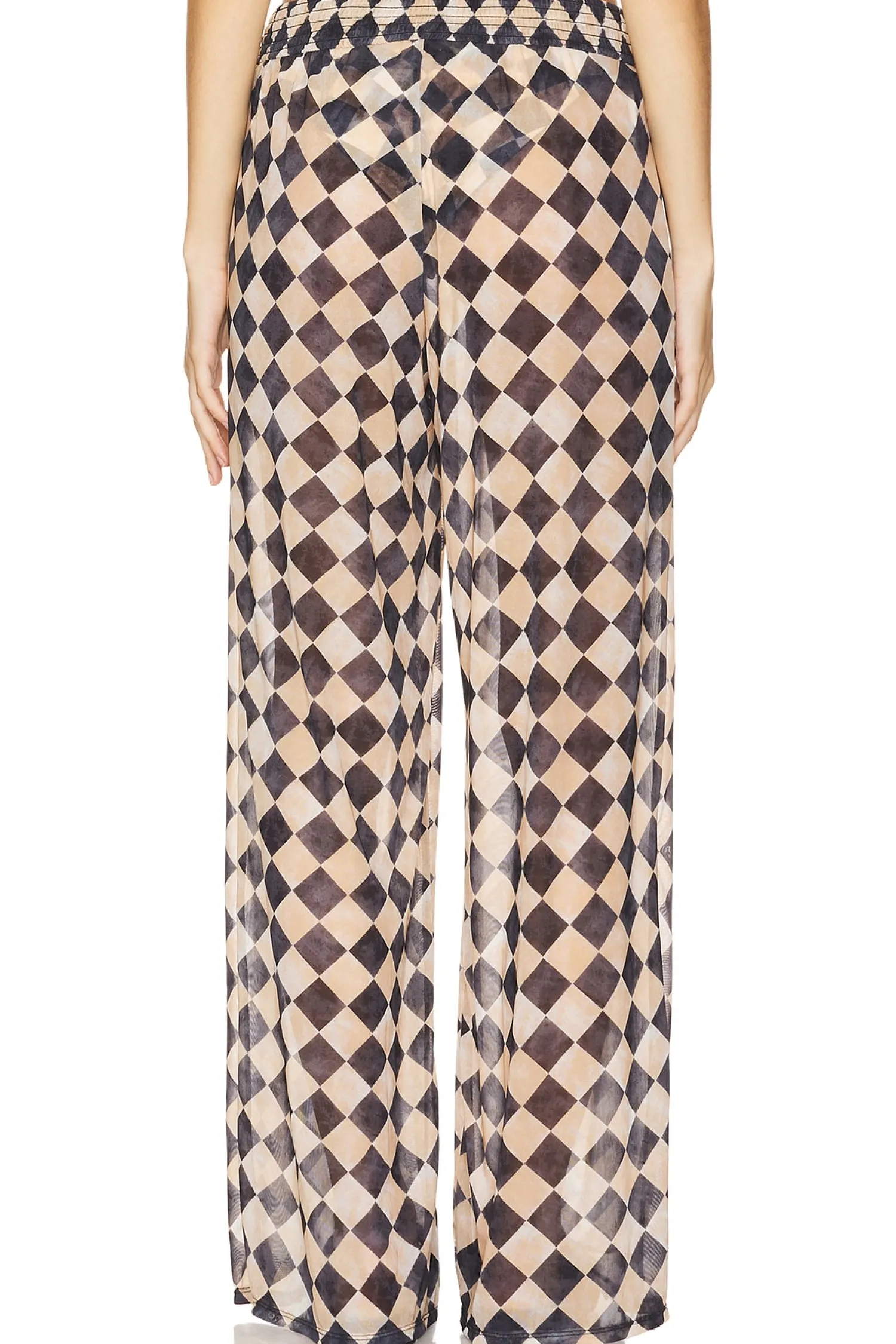 Women WeWoreWhat Pants|Loungewear>Smocked Pants