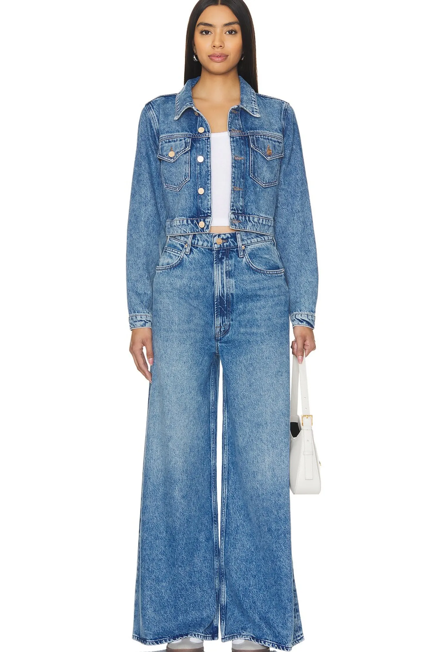 Women MOTHER Jackets & Coats>SNACKS! The Chiclet Crop Jacket