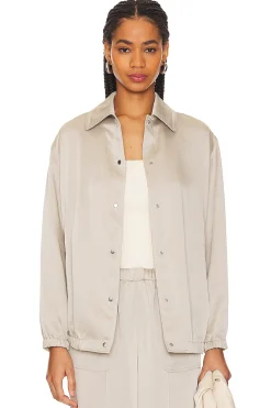 Women Vince Jackets & Coats>Snap Front Jacket