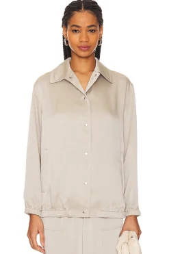 Women Vince Jackets & Coats>Snap Front Jacket