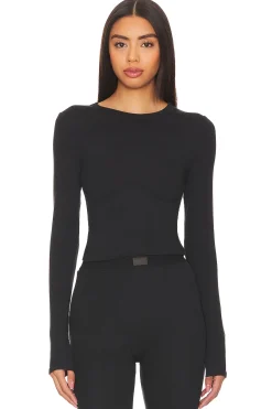 Women LUNYA Lingerie & Sleepwear>Soft Modal Rib Underpin Long Sleeve