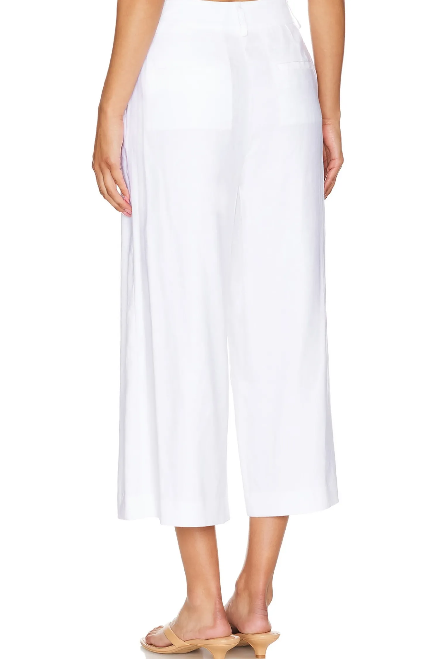 Women MILLY Pants>Solid Linen Pant