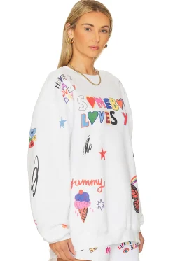 Women The Mayfair Group Loungewear>Somebody Loves You Crewneck