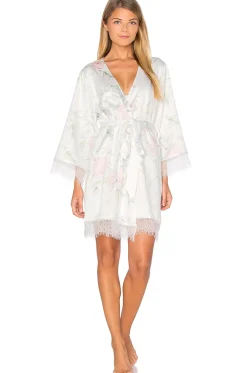 Women homebodii Lingerie & Sleepwear>Sophia Lace Trim Robe