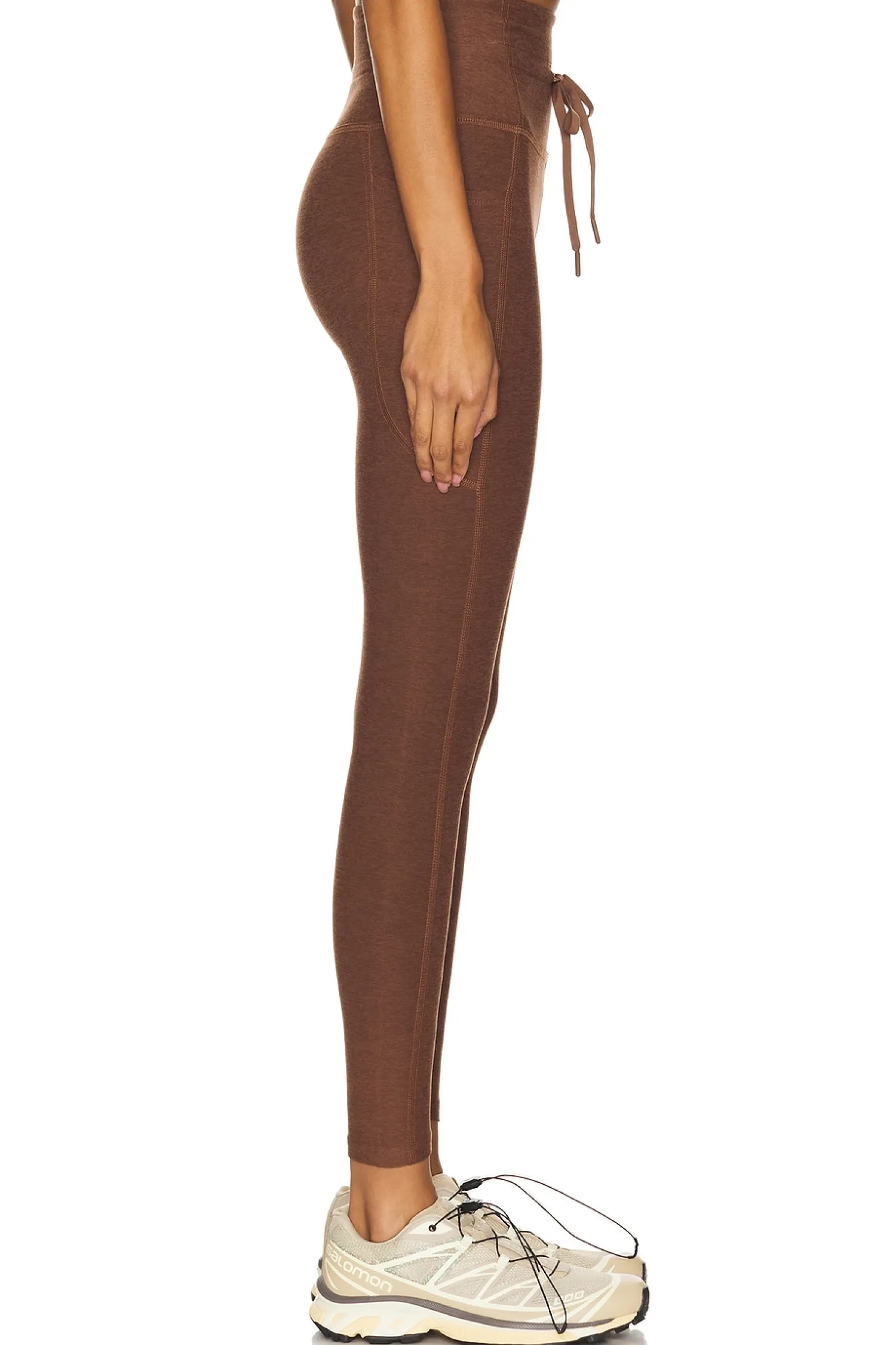 Women Beyond Yoga Pants>Spacedye Go Pocket Midi Legging