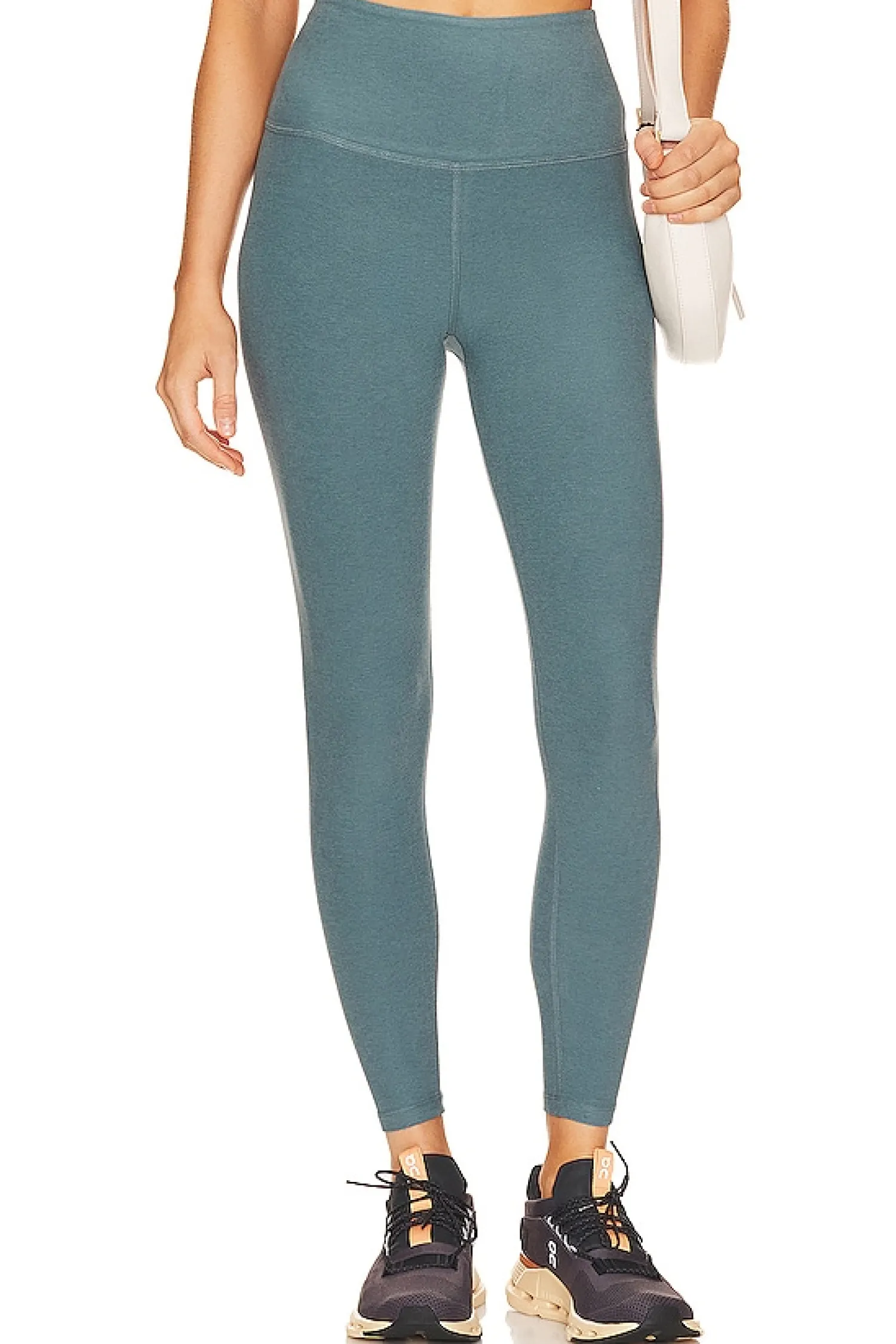 Women Beyond Yoga Pants>Spacedye High Waisted Midi Legging