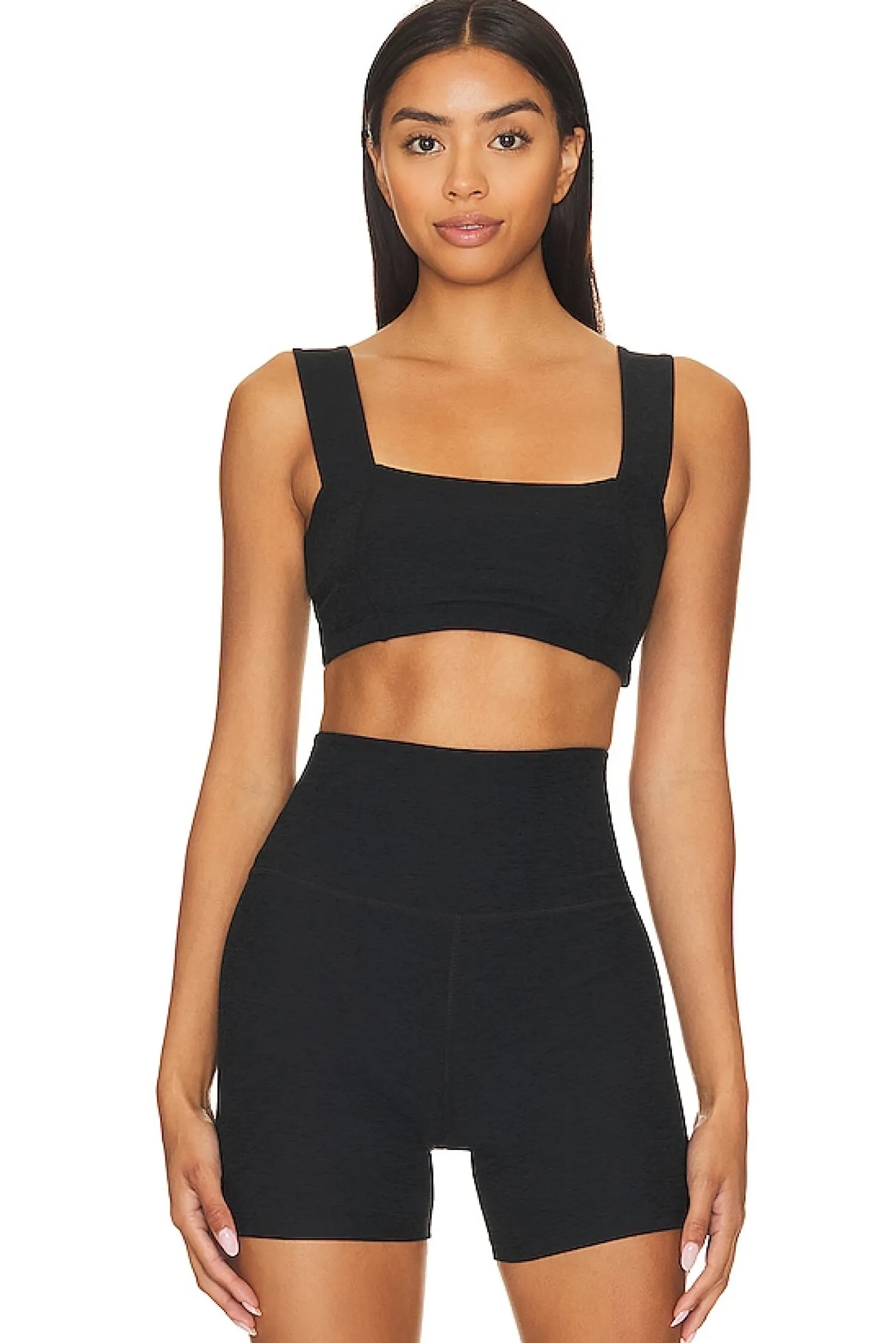 Women Beyond Yoga Matching Sets>Spacedye Squared Bra