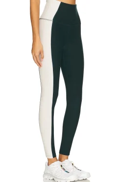 Women Beyond Yoga Pants>Spacedye Vitality Colorblock High Waisted Midi Legging
