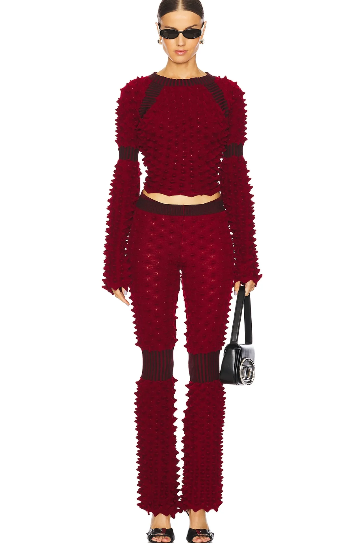 Women CHET LO Matching Sets>Spiky Rib Trousers