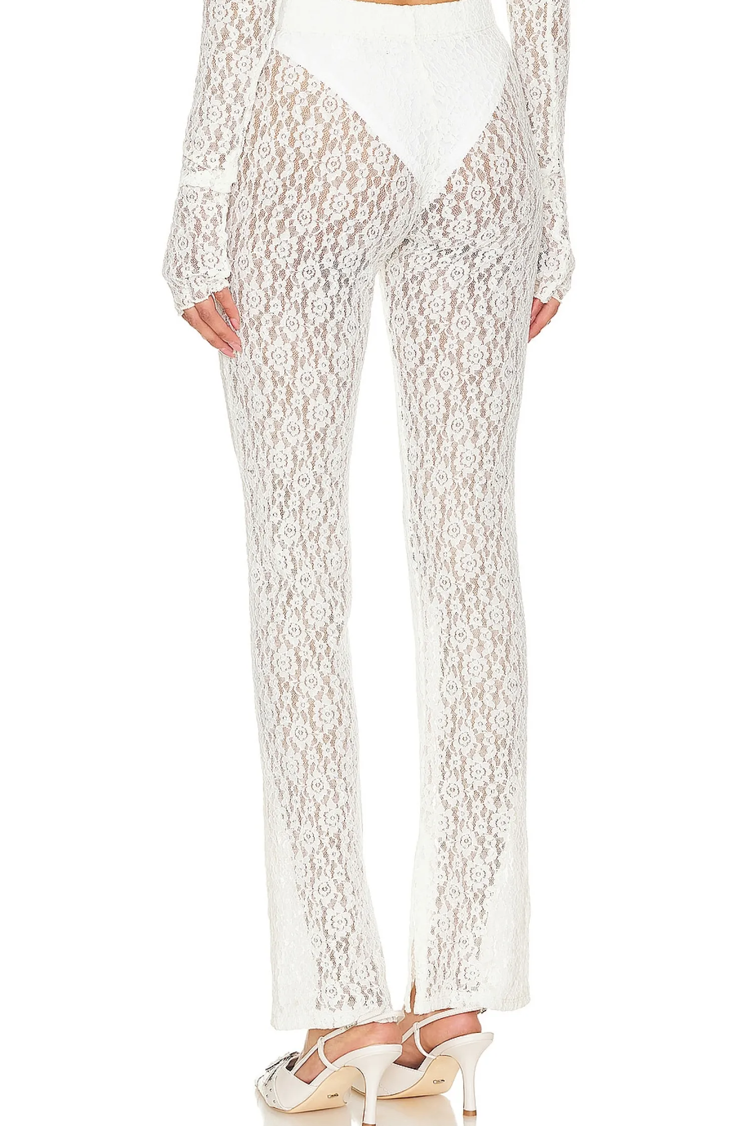 Women EB Denim Matching Sets>Split Hem Legging