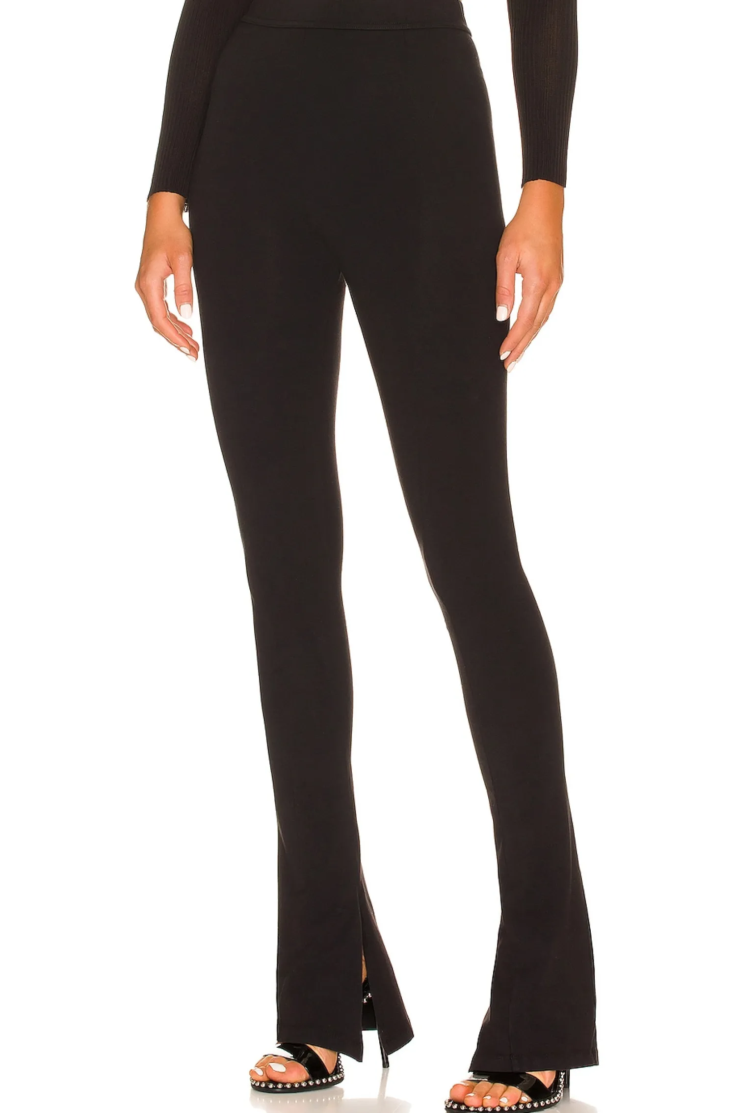 Women EB Denim Pants>Split Hem Leggings