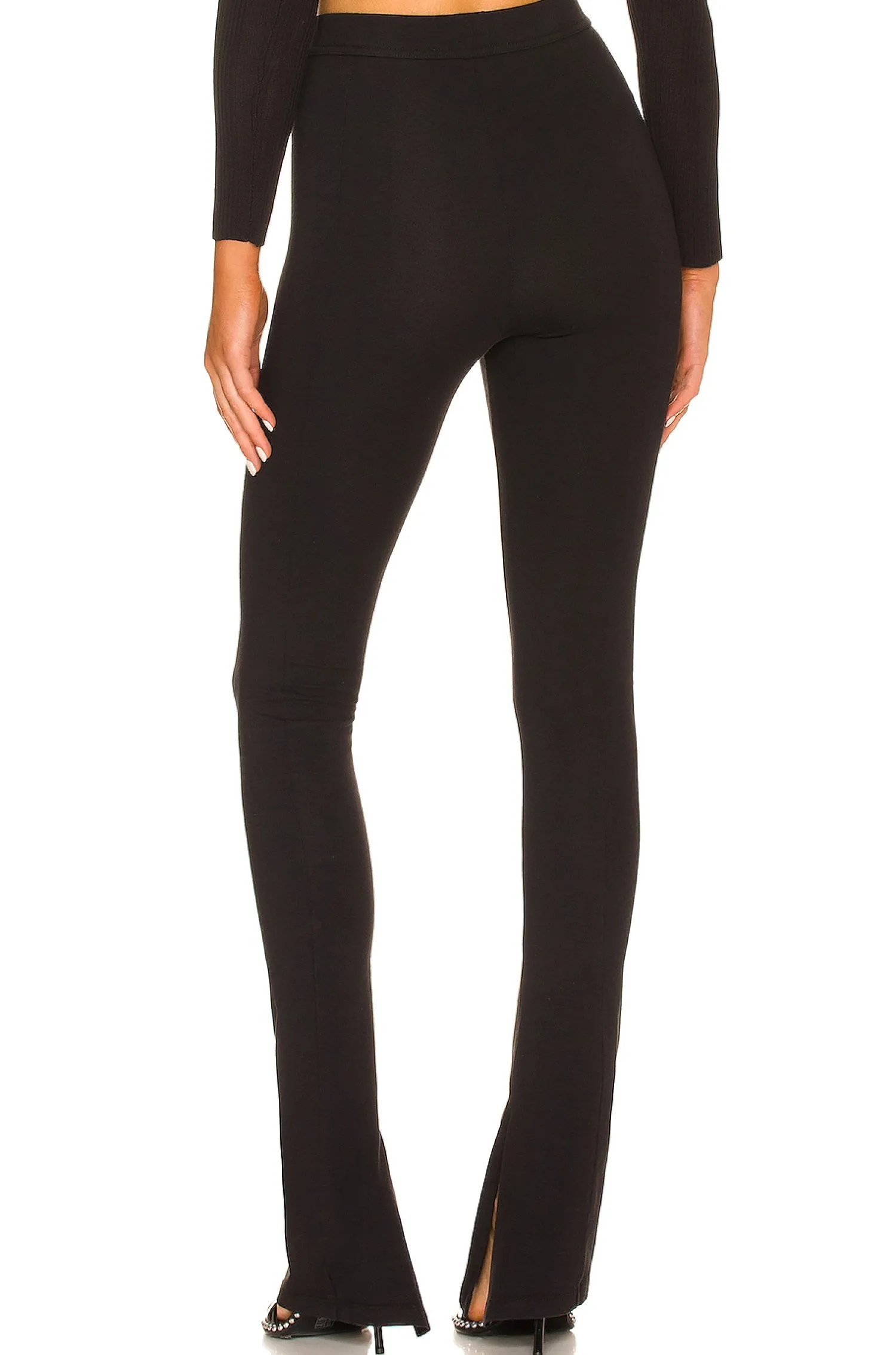 Women EB Denim Pants>Split Hem Leggings