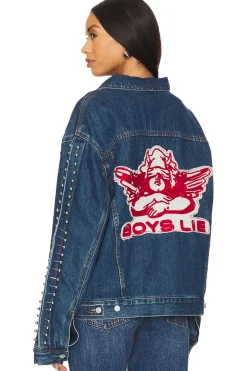 Women Boys Lie Jackets & Coats>Stitch Me Up Denim Straight Jacket