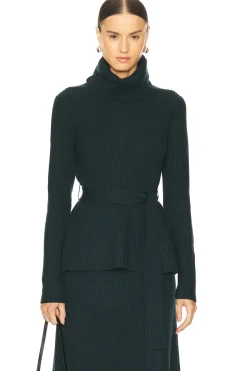Women Zimmermann Matching Sets>Story 1 Peplum Rib Sweater