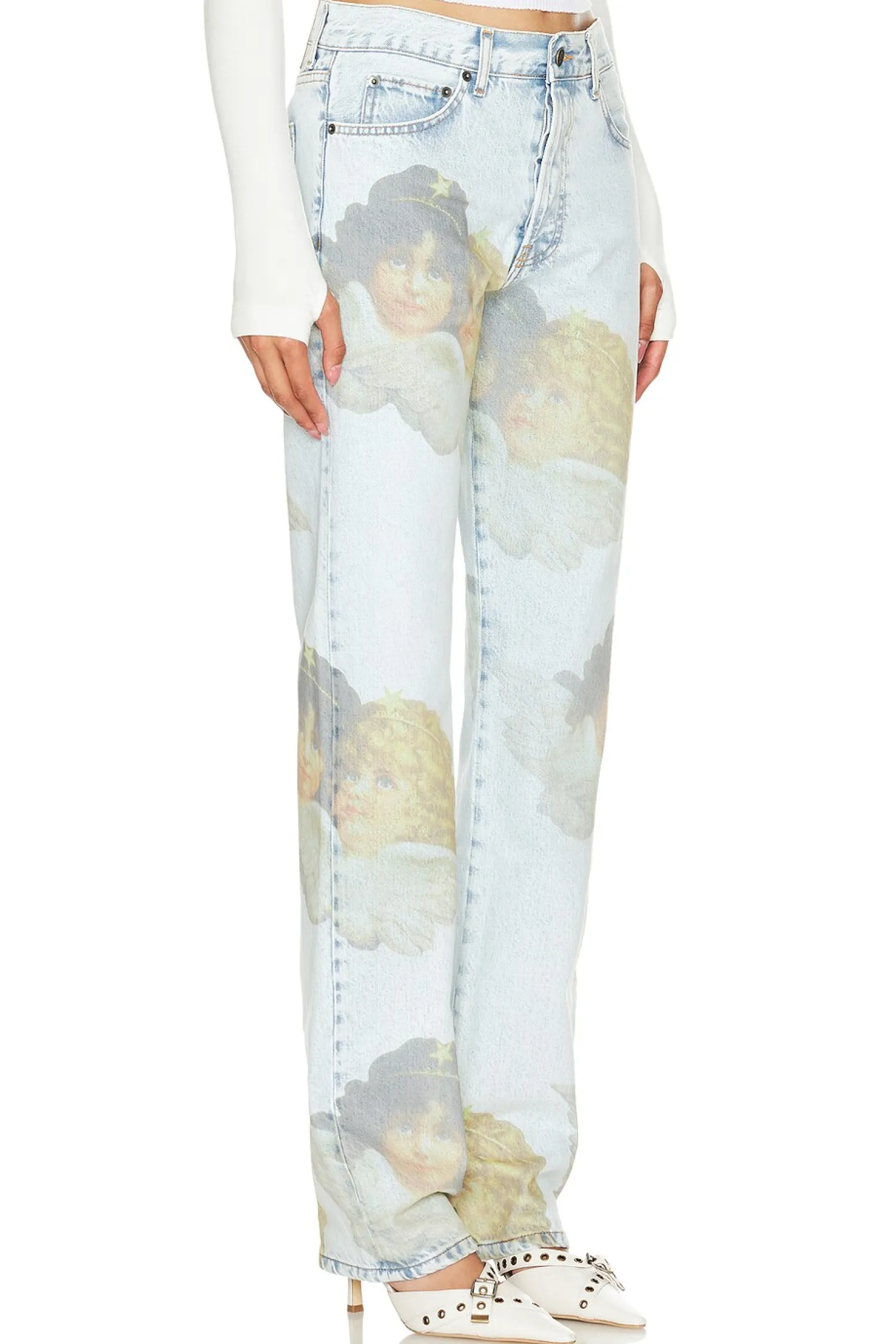 Women FIORUCCI Pants>Straight Fit Jeans