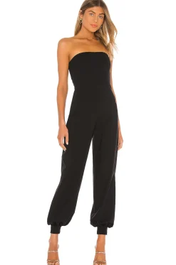 Women Susana Monaco Jumpsuits>Strapless Cuffed Ankle Jumpsuit
