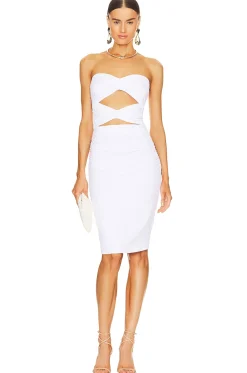 Women Susana Monaco Dresses>Strapless Cut Out Dress