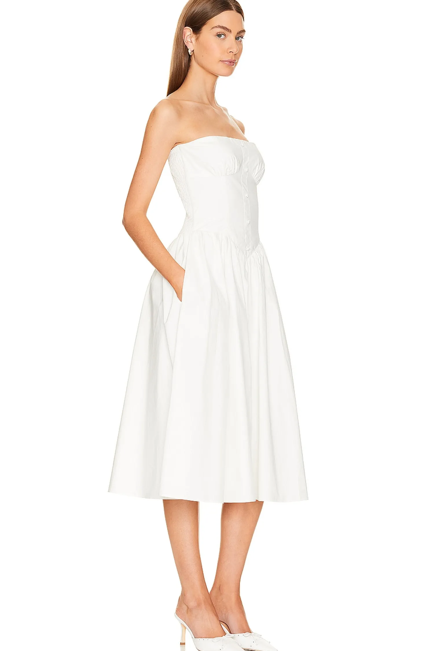 Women Amanda Uprichard Dresses>Strapless Holland Dress