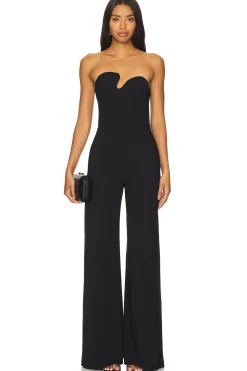 Women Amanda Uprichard Jumpsuits>Strapless Puzzle Jumpsuit