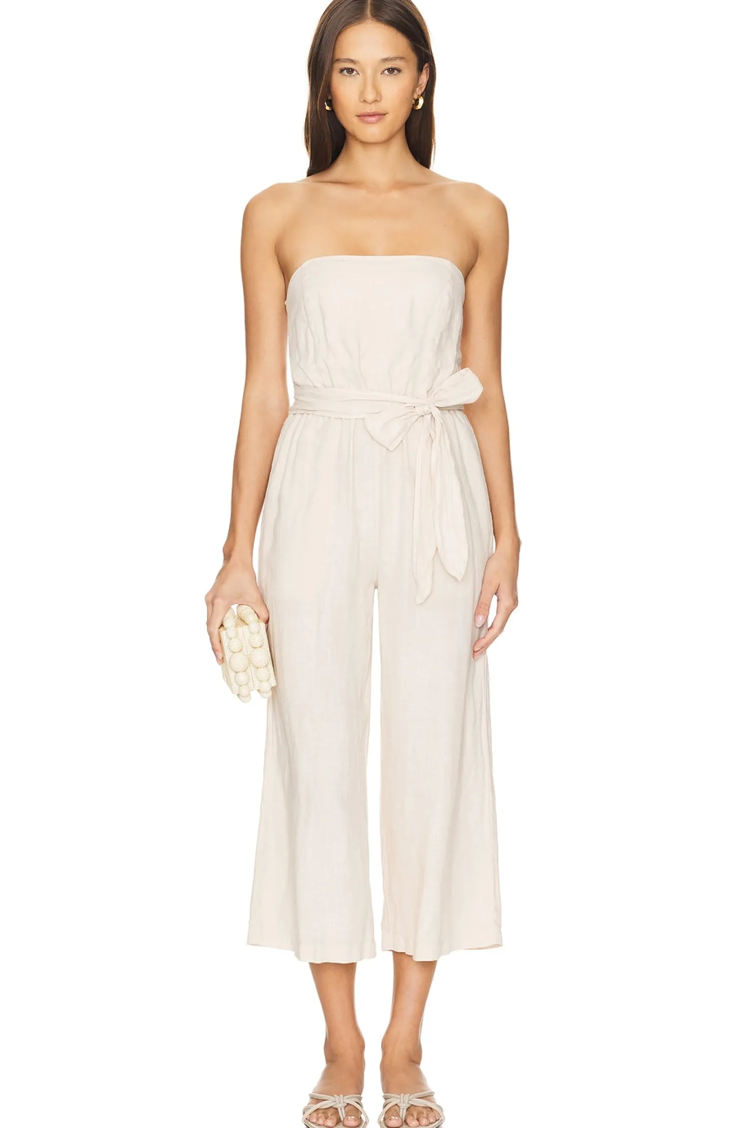 Women Bella Dahl Jumpsuits>Strapless Smocked Back Jumpsuit