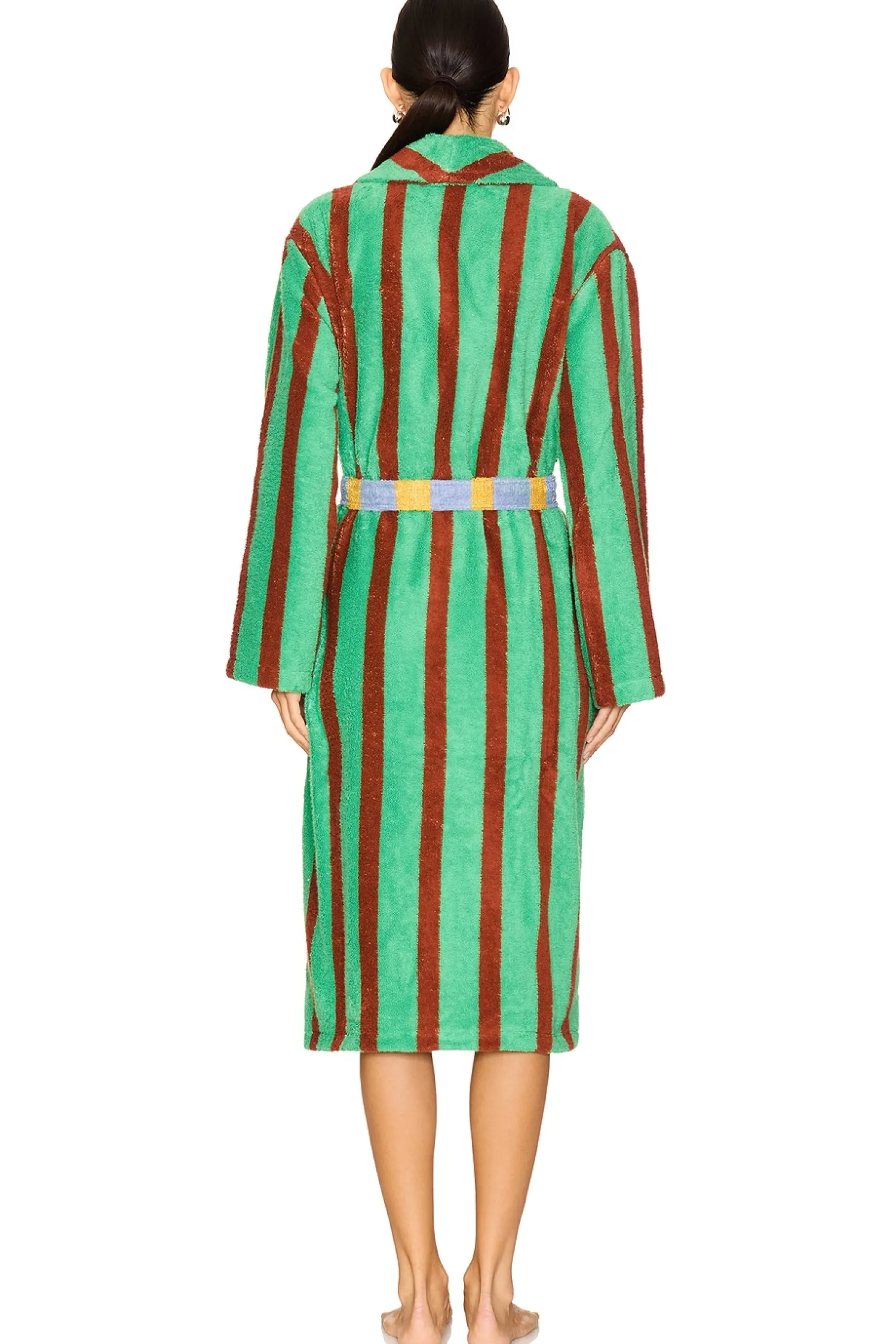 Women Dusen Dusen Lingerie & Sleepwear>Stripe Bathrobe