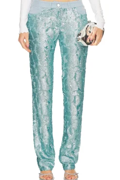 Women SIEDRES Pants>Sun Sequined Low Rise Pants