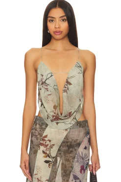 Women Jaded London Matching Sets>Super Cowl Neck Top With Straps