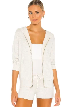 Women MONROW Loungewear>Supersoft Zip Up Hoodie